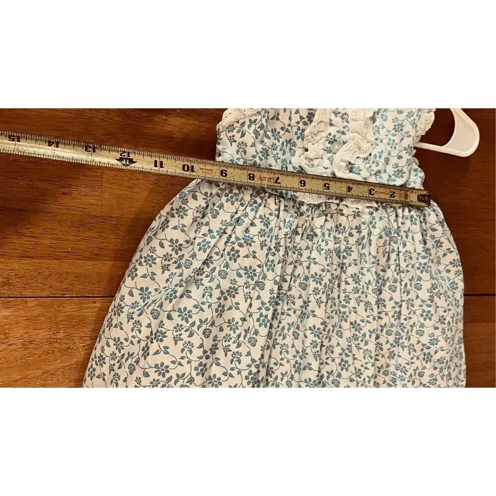 Laura Ashley Floral Layer Dress Girls Toddler Size 3T (B)